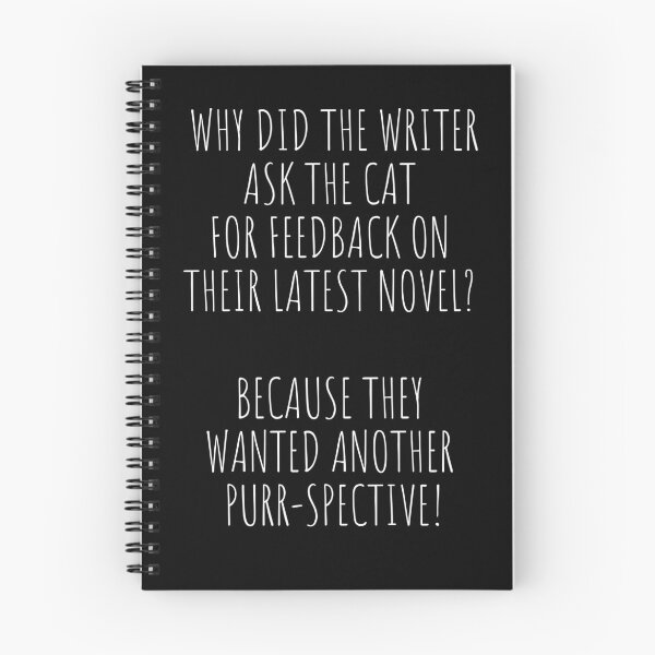 Item preview, Writer Cat Lover Pun Perspective Purr-spective designed and sold by Suzanne Uchytil.