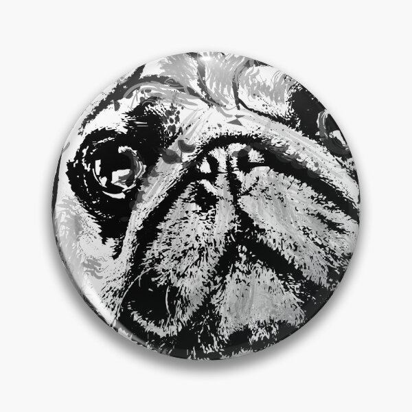 Item preview, Cute pug dog hand-made sketch art | Hand-Made Sketch Art of a Cute Pug Dog - An Emotional Masterpiece designed and sold by KARTICK DUTTA.
