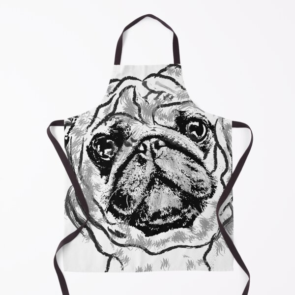 Item preview, Cute pug dog hand-made sketch art | Hand-Made Sketch Art of a Cute Pug Dog - An Emotional Masterpiece designed and sold by KARTICK DUTTA.