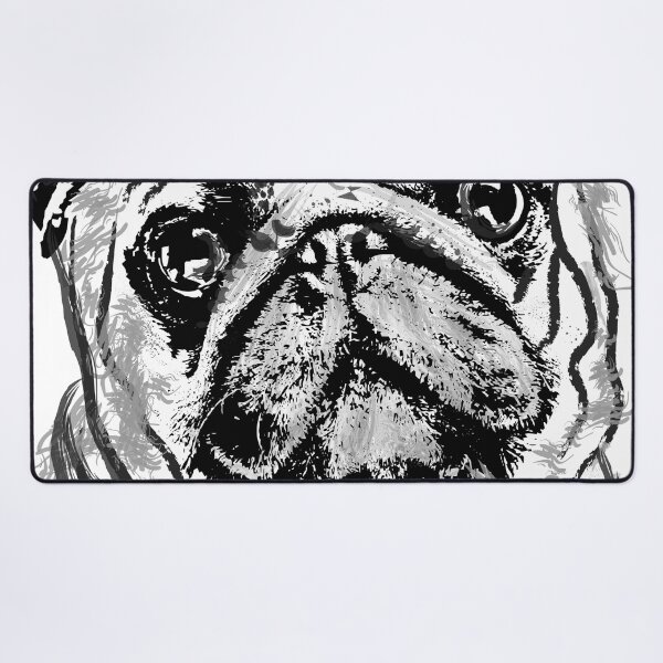 Item preview, Cute pug dog hand-made sketch art | Hand-Made Sketch Art of a Cute Pug Dog - An Emotional Masterpiece designed and sold by KARTICK DUTTA.