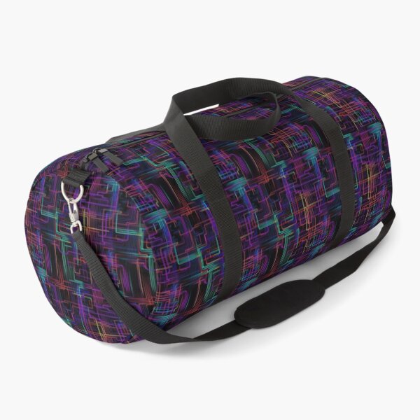 Item preview, Neon Glitch Grid designed and sold by PixelPatchwork.
