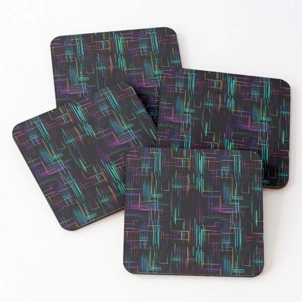 Item preview, Vibrant Glitch Lines designed and sold by PixelPatchwork.