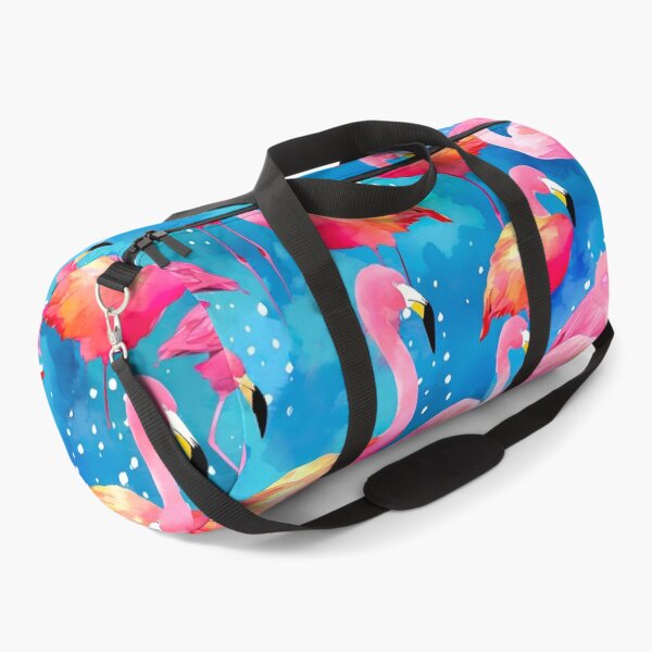 Aperçu de l'œuvre Motif de flamants roses aquarelle créée et vendue par PatternStudios.