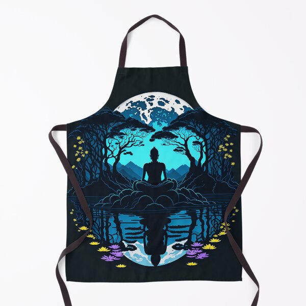 Item preview, Buddha fullmoon art designed and sold by ZenStickConcept.