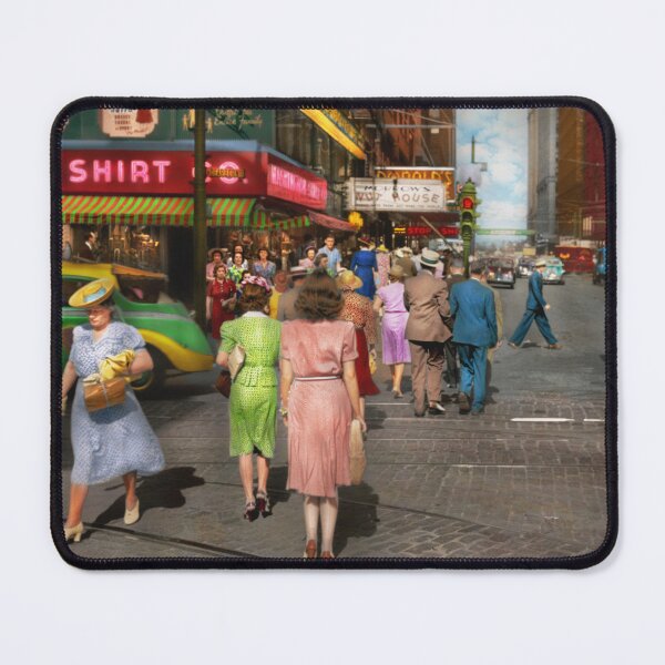 Item preview, City - Chicago, IL - Crossing Dearborn 1941 designed and sold by Mike Savad Photography.