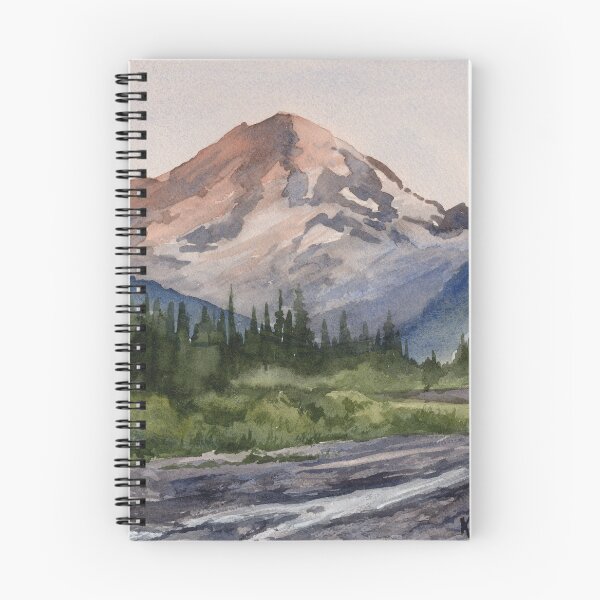 Item preview, "Last Light" Watercolor Landscape Painting designed and sold by kilobyte.