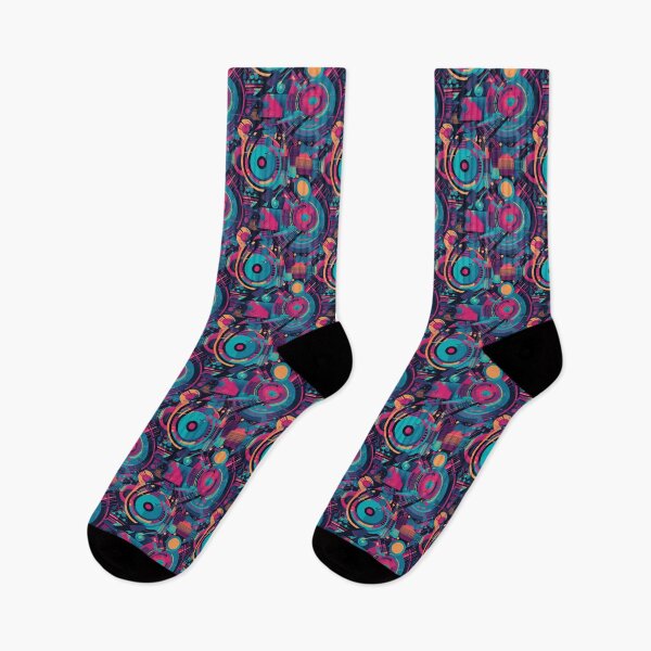 Item preview, Techno Pop Vibrations designed and sold by PixelPatchwork.