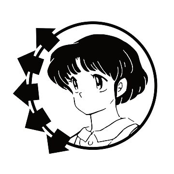 Artwork thumbnail, Smiley Arrows Animé (Black) by ToInfinity