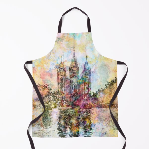Item preview, Salt Lake City Utah Temple - Ink and Watercolor designed and sold by melodyrosemedia.