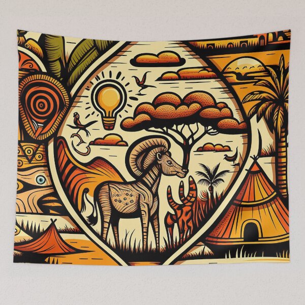 Item preview, African ethno designed and sold by WildlifeSafari.
