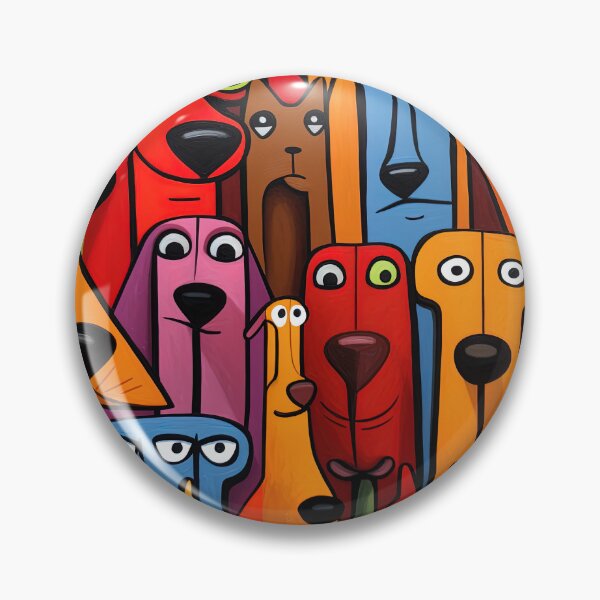 Item preview, Abstract Canine Vibes designed and sold by Retro Type.