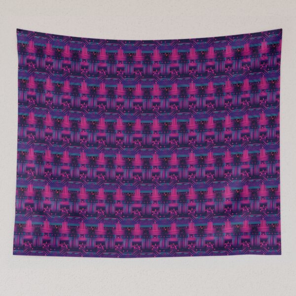 Item preview, Synthwave City Lights designed and sold by PixelPatchwork.