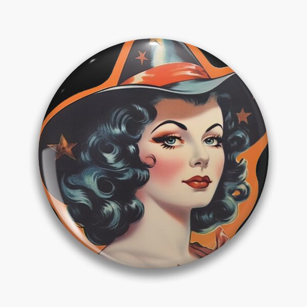 Item preview, Vintage Halloween Raven Haired Beauty designed and sold by LynneMitchell.