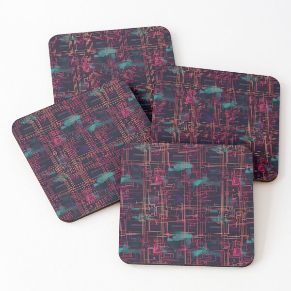 Item preview, Futuristic Neon Matrix designed and sold by PixelPatchwork.