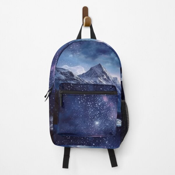 Item preview, Mountains with galaxy and space designed and sold by zand-n-zive.