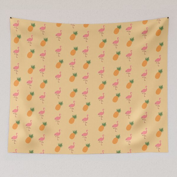 Item preview, Summer patterns with flamingos and pinneaples designed and sold by LaBoutiqueGrise.
