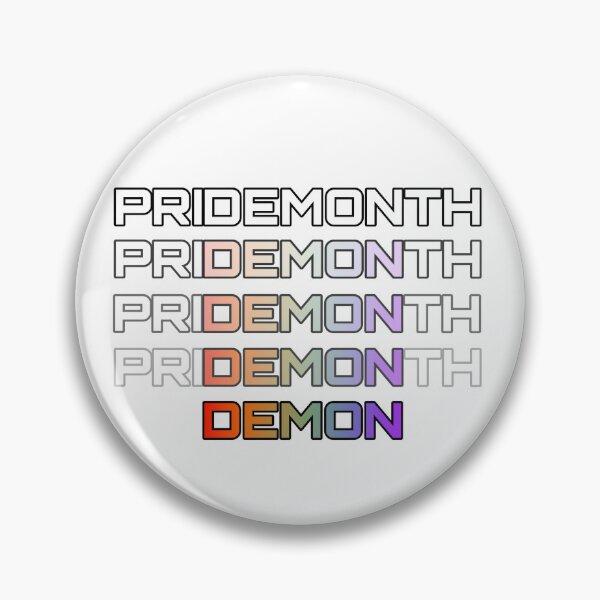 Item preview, Pride Month Demon designed and sold by littlecamkoala.
