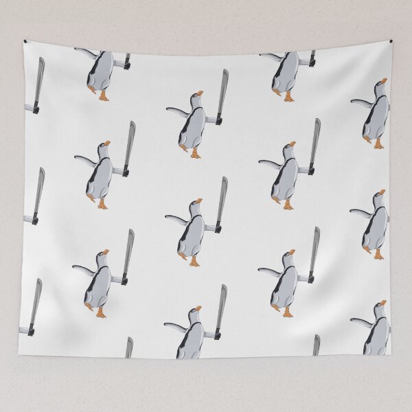 Item preview, Happy Penguin With A Sword designed and sold by luvrest.
