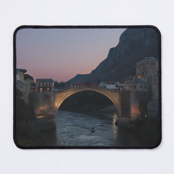 Item preview, Mostar poster, travel wall art Bosnia designed and sold by PanenkaPrints.
