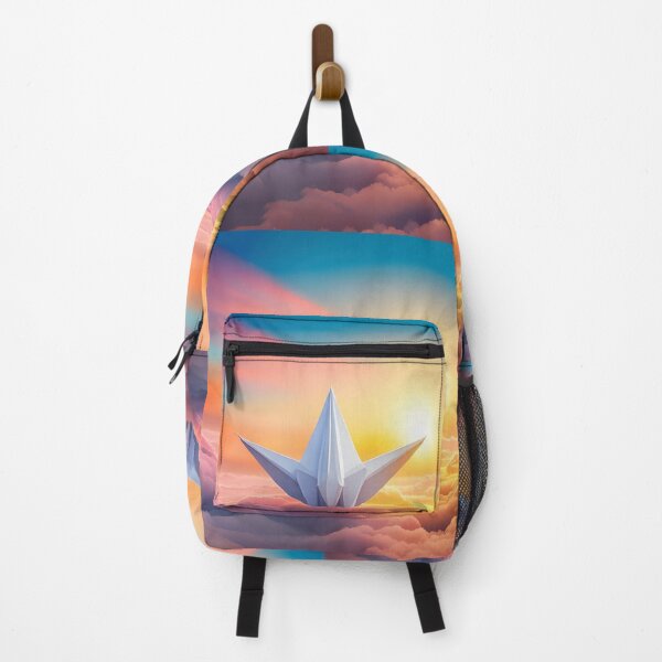 Item preview, Paper Spacecraft Soaring Through Sunset Skies designed and sold by Arc1.