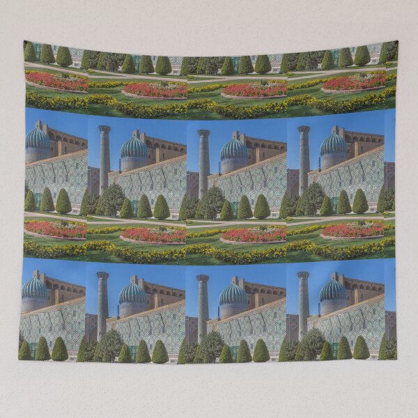 Item preview, Uzbekistan. Samarkand. Registan. Minaret and Cupola. designed and sold by vadim19.