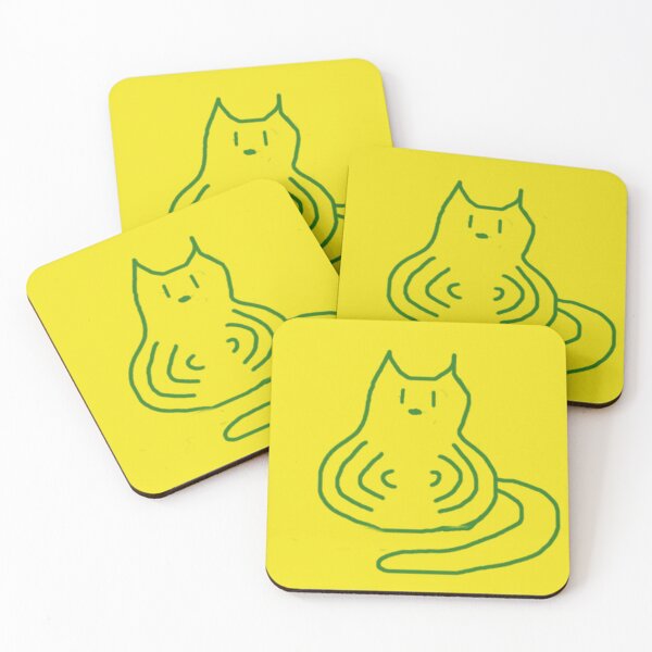 Item preview, Green cat designed and sold by Grzegorz Majerski.