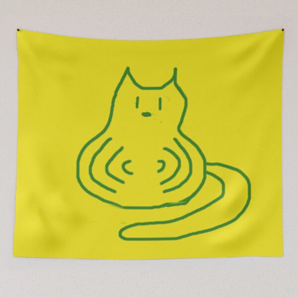 Item preview, Green cat designed and sold by Grzegorz Majerski.