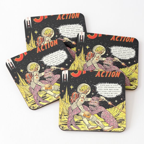 Item preview, Space Action scifi comic cover designed and sold by toppestpower.