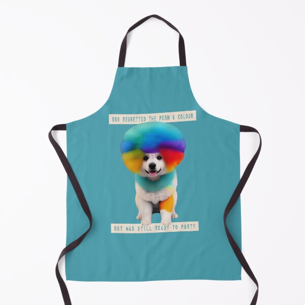 Item preview, Bob's Regret - Funny Rainbow Hair Dog Design designed and sold by tinytiger77.