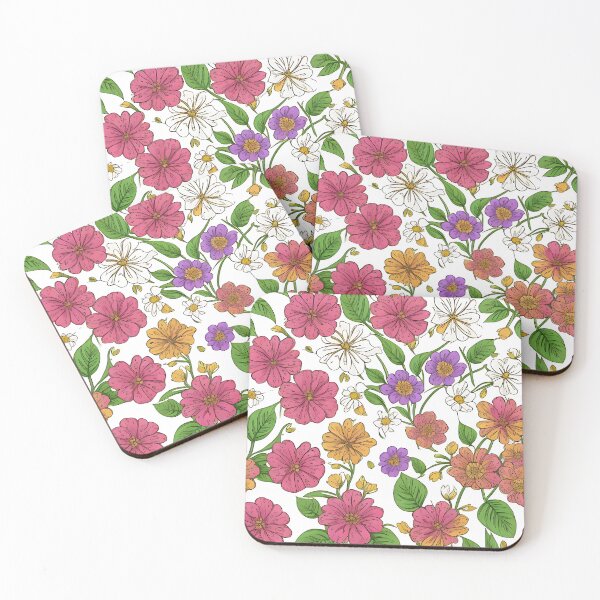 Item preview, Wild Flowers and Leaves in Explosion of Color designed and sold by jelypop.