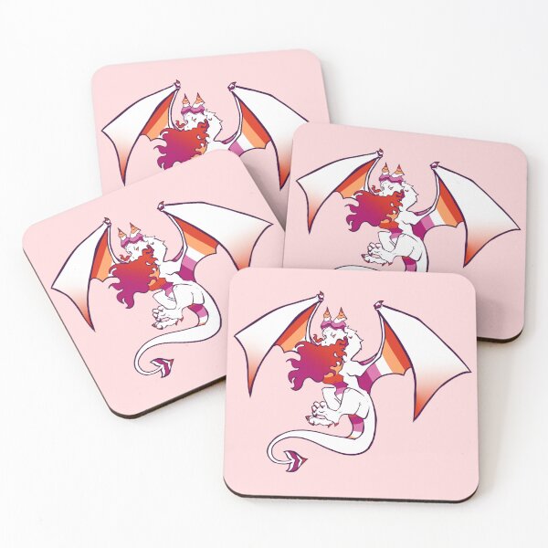 Item preview, Lesbian Pride Dragon designed and sold by kistermitty.