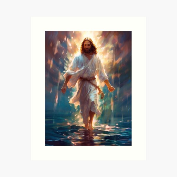Item preview, Jesus Christ: Savior of the World — Peace, Be Still; Walking on Water designed and sold by melodyrosemedia.