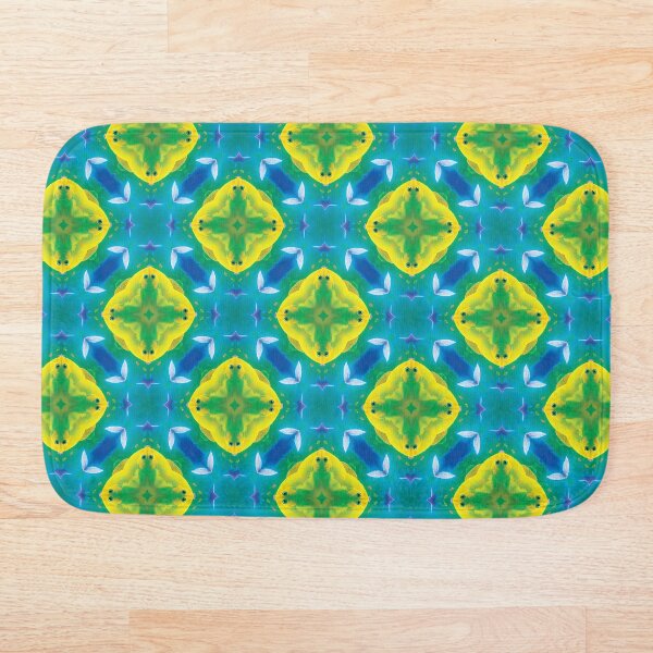 Item preview, Blue and Yellow Pattern No1 designed and sold by PixelChameleon.