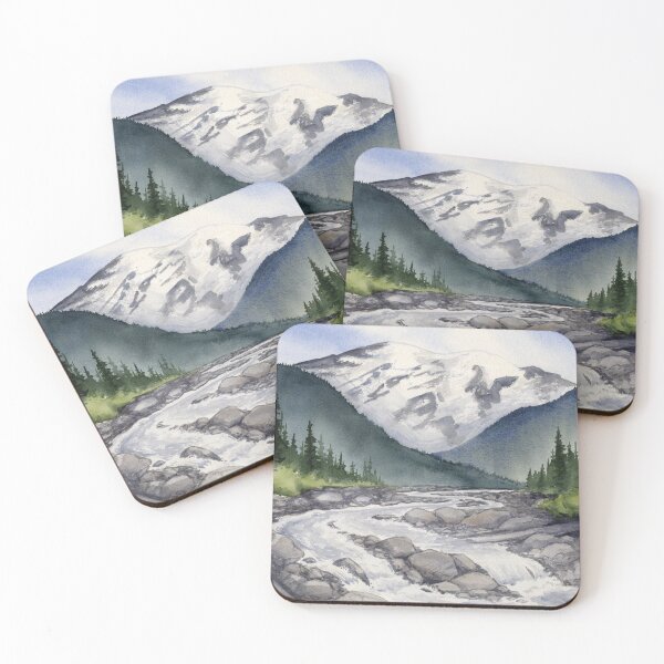Item preview, "Spring Thaw" Watercolor Landscape Painting designed and sold by kilobyte.