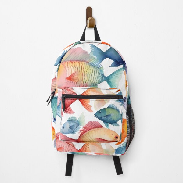Item preview, Watercolour Fish Pattern designed and sold by PatternStudios.