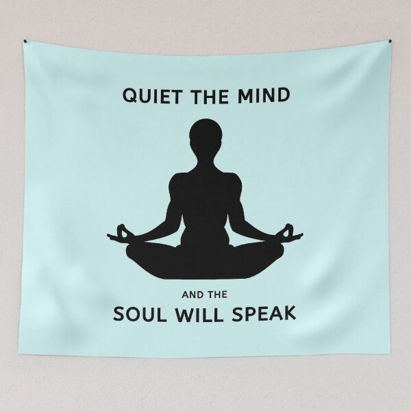 Item preview, Quiet The Mind And The Soul Will Speak designed and sold by Prahaano Designs.
