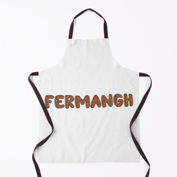 Item preview, Counties of Fermanagh text Shaped Like Chocolate Donuts designed and sold by DonutsWords.