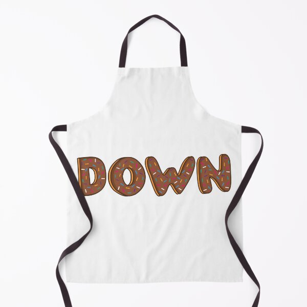 Item preview, Counties of Down text Shaped Like Chocolate Donuts  designed and sold by DonutsWords.