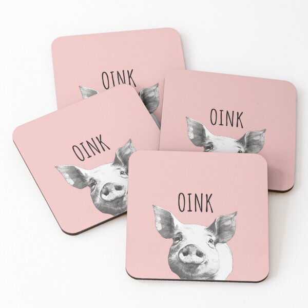 Item preview, Oink pig - funny pig designed and sold by Straya75.