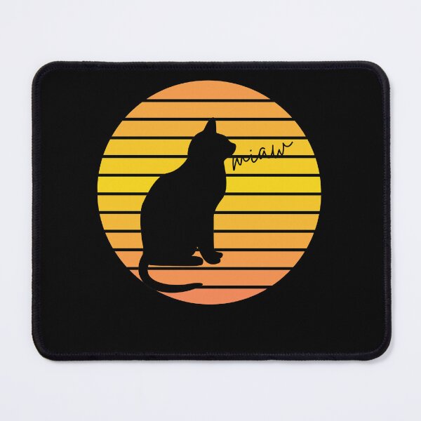 Item preview, Cute Cat With Retro Colorful sunburst Background designed and sold by alaasobhi.