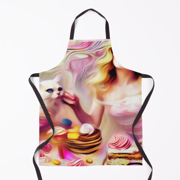 Item preview, cat cooking chef kitty designed and sold by GLORY-LIFE.