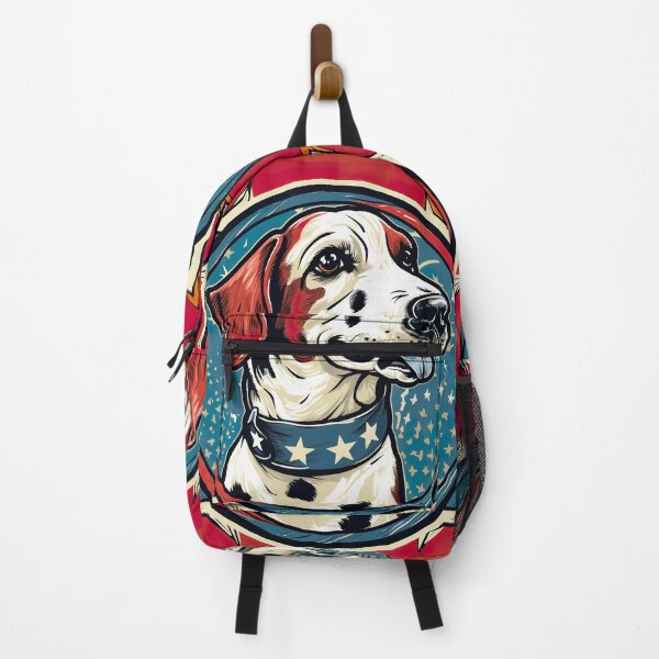 Item preview, Cute Jack Russell Dog Red White Blue Patriotic American Flag 4th of July designed and sold by Lovedogz4life.