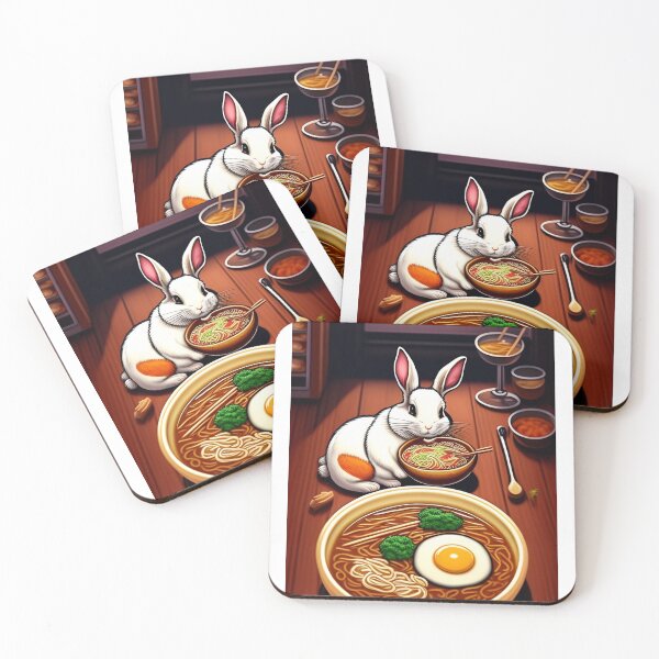 Item preview, rabbit making ramen designed and sold by ALEXANDER0101.