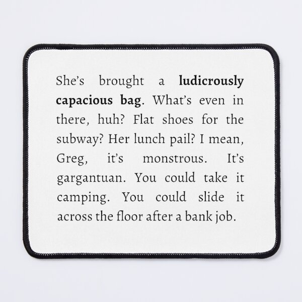 Item preview, Ludicrously Capacious bag Tom Succession designed and sold by madisonscottage.
