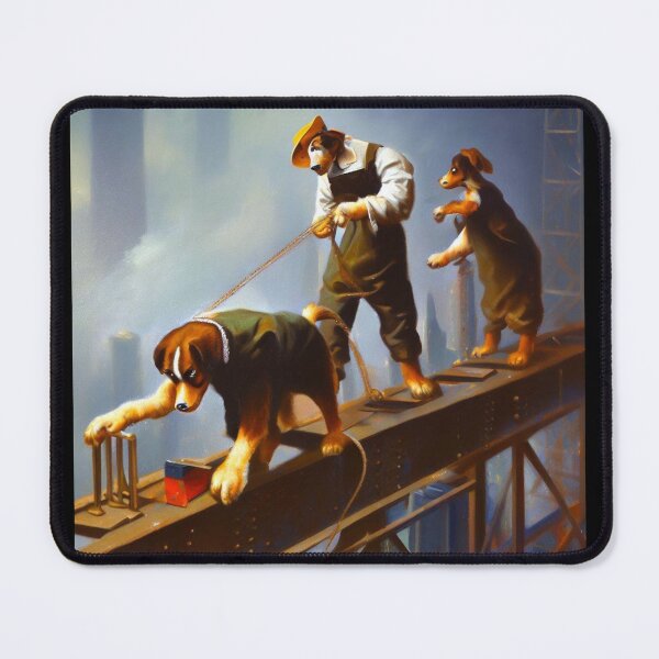 Item preview, Dogs Working High Steel designed and sold by CrankyOldDude.
