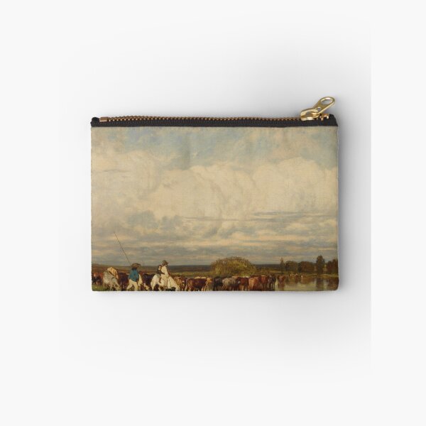 Item preview, Cows Crossing a Ford | Jules Dupre | 1836 Farm Life Art designed and sold by CJET.