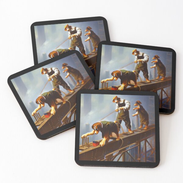 Item preview, Dogs Working High Steel designed and sold by CrankyOldDude.