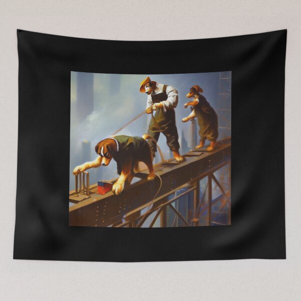 Item preview, Dogs Working High Steel designed and sold by CrankyOldDude.