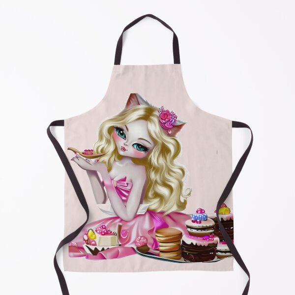 Item preview, cat cooking chef kitty  designed and sold by GLORY-LIFE.