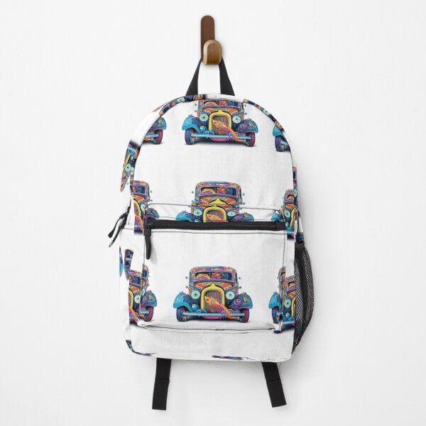 Item preview, Coche clásico antiguo hippy designed and sold by JAFMArt.